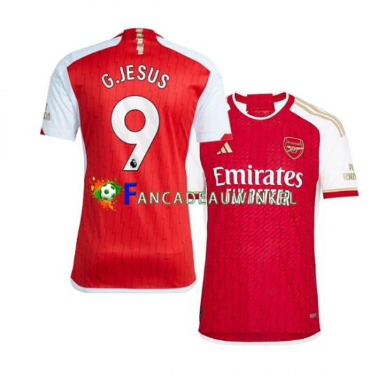 Arsenal Wedstrijdshirt met Korting Gabriel Jesus 9 Thuis Heren 2023-24 Korte Mouw