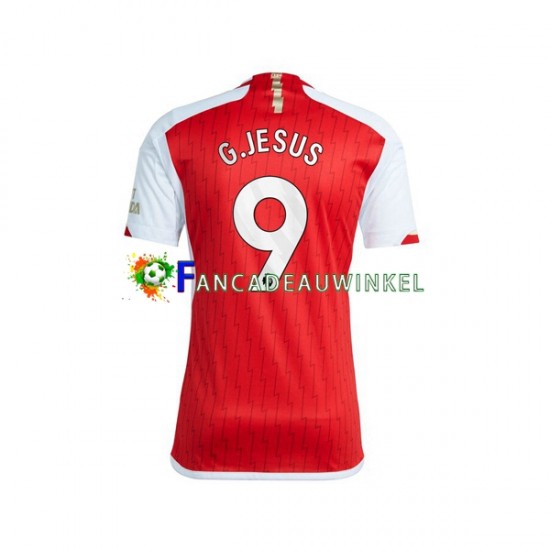 Arsenal Wedstrijdshirt met Korting Gabriel Jesus 9 Thuis Heren 2023-24 Korte Mouw