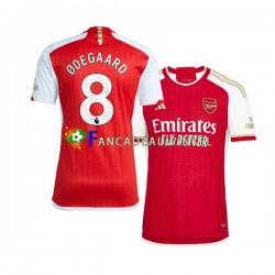 Arsenal Wedstrijdshirt met Korting Martin Odegaard 8 Thuis Heren 2023-24 Korte Mouw