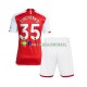 Arsenal Wedstrijdshirt met Korting Oleksandr Zinchenko 35 Thuis Kind 2023-24 Korte Mouw