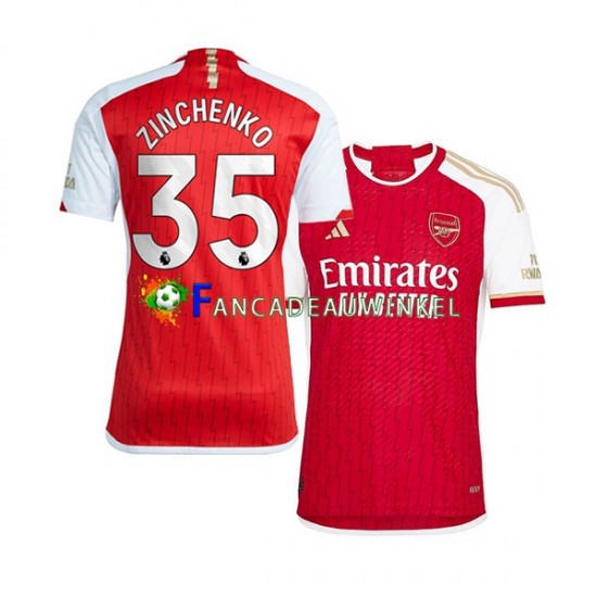 Arsenal Wedstrijdshirt met Korting Oleksandr Zinchenko 35 Thuis Heren 2023-24 Korte Mouw