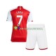 Arsenal Wedstrijdshirt met Korting Saka 7 Thuis Kind 2023-24 Korte Mouw