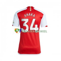 Arsenal Wedstrijdshirt met Korting Xhaka 34 Thuis Heren 2023-24 Korte Mouw