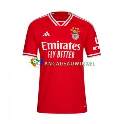 Benfica Wedstrijdshirt met Korting Thuis Heren 2023-24 Korte Mouw