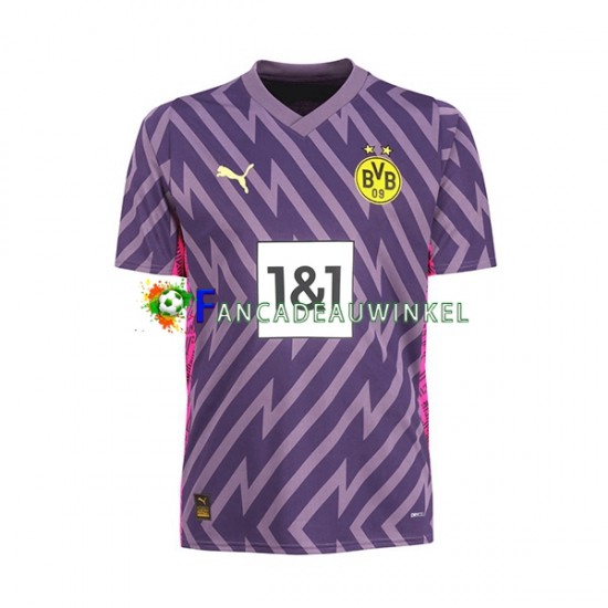 Borussia Dortmund Wedstrijdshirt met Korting Keepersshirt Thuis Heren 2023-24 Korte Mouw