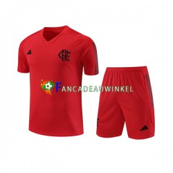 CR Flamengo Rood Trainingsshirt en Korte Broek 2023-24