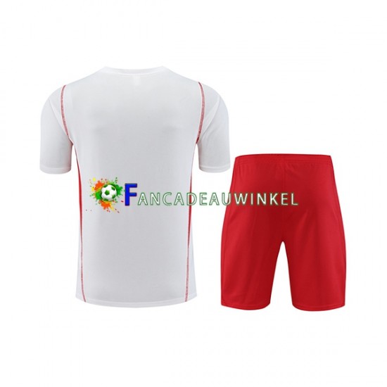 CR Flamengo Wit Trainingsshirt en Korte Broek 2023-24