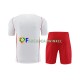CR Flamengo Wit Trainingsshirt en Korte Broek 2023-24
