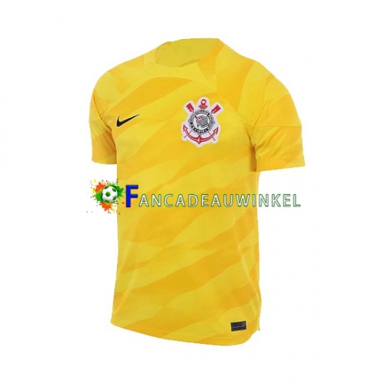 Corinthians Wedstrijdshirt met Korting Keepersshirt Uit Heren 2023-24 Korte Mouw