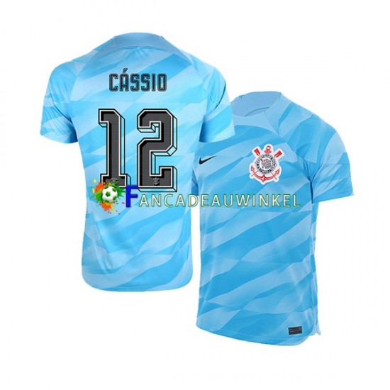 Corinthians Wedstrijdshirt met Korting Cassio 12 Keepersshirt Thuis Heren 2023-24 Korte Mouw