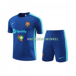 FC Barcelona Blauw Trainingsshirt en Korte Broek 2023-24