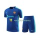 FC Barcelona Blauw Trainingsshirt en Korte Broek 2023-24