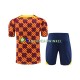 FC Barcelona Geel Trainingsshirt en Korte Broek 2023-24