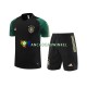Duitsland Zwart Trainingsshirt en Korte Broek 2023-24