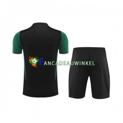 Duitsland Zwart Trainingsshirt en Korte Broek 2023-24