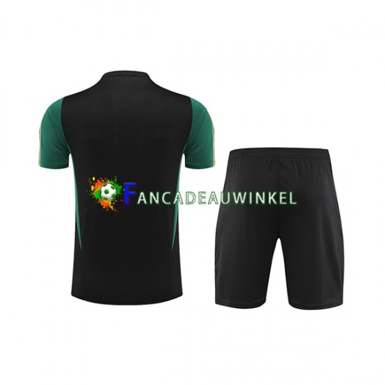 Duitsland Zwart Trainingsshirt en Korte Broek 2023-24