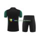 Duitsland Zwart Trainingsshirt en Korte Broek 2023-24