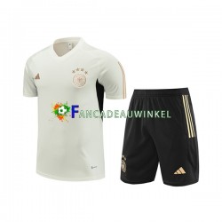 Duitsland Wit Trainingsshirt en Korte Broek 2023-24