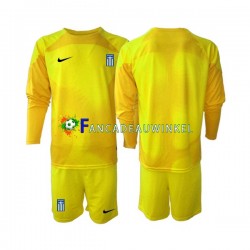 Griekenland Wedstrijdshirt met Korting Keepersshirt Thuis Kind 2023 Lange Mouw