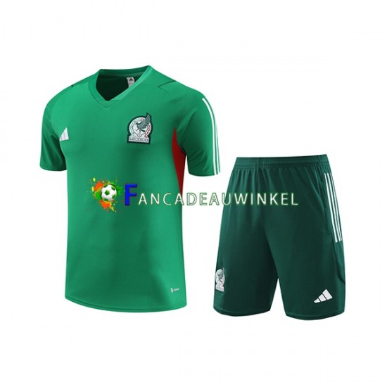 Mexico Groente Trainingsshirt en Korte Broek 2023-24