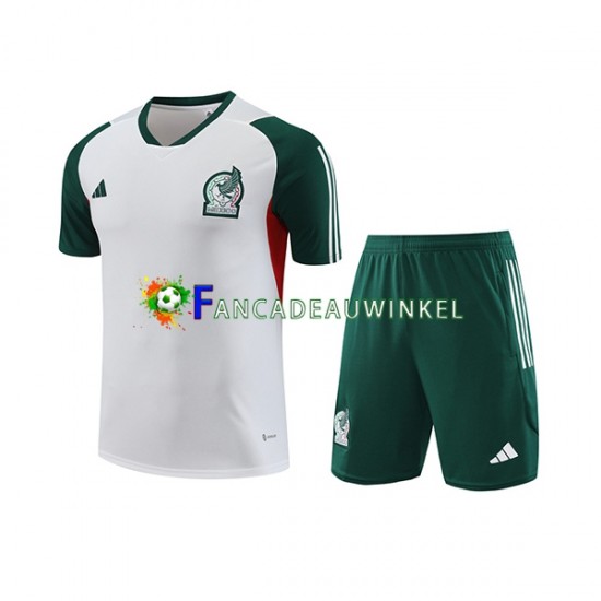Mexico Wit Trainingsshirt en Korte Broek 2023-24