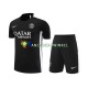 Paris Saint-Germain Zwart Trainingsshirt en Korte Broek 2023-24