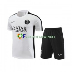 Paris Saint-Germain Wit Trainingsshirt en Korte Broek 2023-24