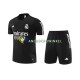 Real Madrid Zwart Trainingsshirt en Korte Broek 2023-24