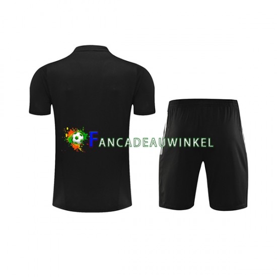 Real Madrid Zwart Trainingsshirt en Korte Broek 2023-24