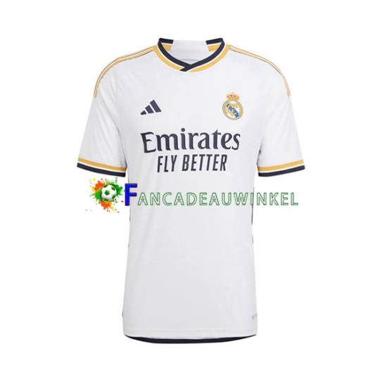 Real Madrid Wedstrijdshirt met Korting Camavinga 12 Thuis Kind 2023-24 Korte Mouw