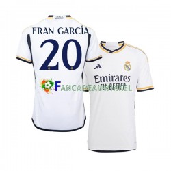 Real Madrid Wedstrijdshirt met Korting Fran Garcia 20 Thuis Heren 2023-24 Korte Mouw