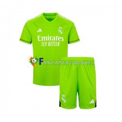Real Madrid Wedstrijdshirt met Korting Keepersshirt Thuis Kind 2023-24 Korte Mouw