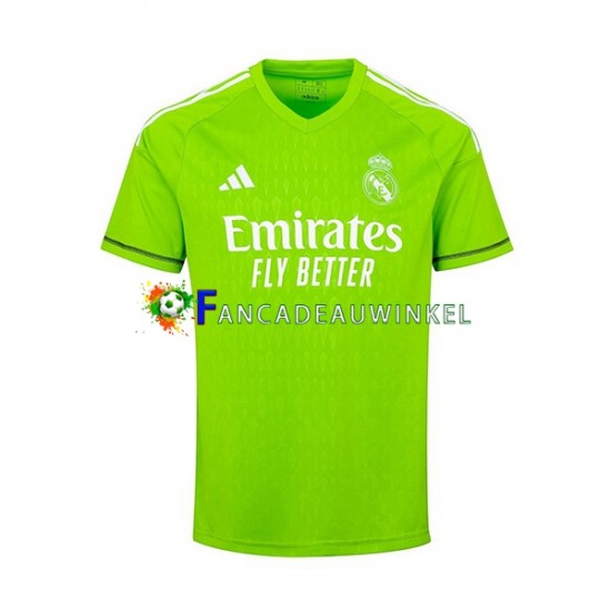 Real Madrid Wedstrijdshirt met Korting Keepersshirt Thuis Heren 2023-24 Korte Mouw