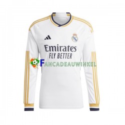 Real Madrid Wedstrijdshirt met Korting Thuis Heren 2023-24 Lange Mouw