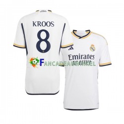 Real Madrid Wedstrijdshirt met Korting Kroos 8 Thuis Heren 2023-24 Korte Mouw
