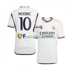 Real Madrid Wedstrijdshirt met Korting Modrić 10 Thuis Heren 2023-24 Korte Mouw
