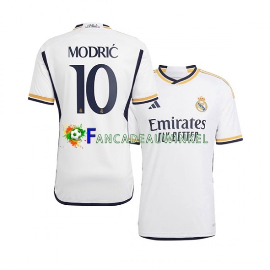 Real Madrid Wedstrijdshirt met Korting Modrić 10 Thuis Heren 2023-24 Korte Mouw