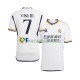 Real Madrid Wedstrijdshirt met Korting Vinicius Junior 7 Thuis Heren 2023-24 Korte Mouw