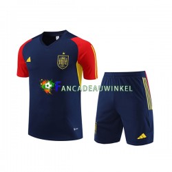Spanje Blauw Trainingsshirt en Korte Broek 2023-24