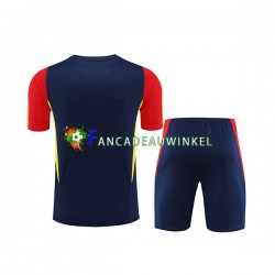 Spanje Blauw Trainingsshirt en Korte Broek 2023-24