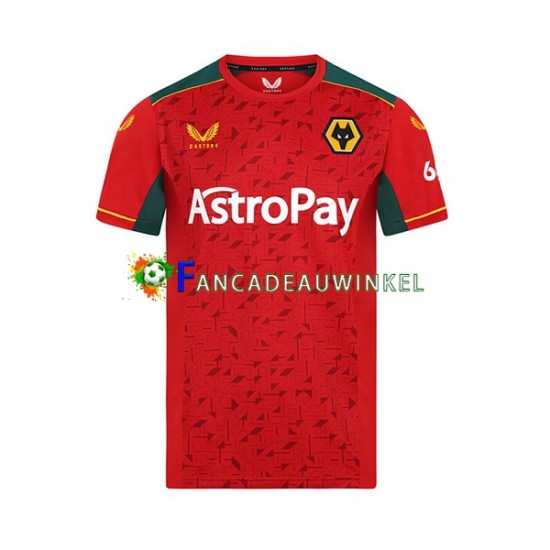 Wolverhampton Wanderers Wedstrijdshirt met Korting Uit Heren 2023-24 Korte Mouw