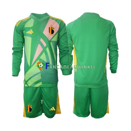 België Wedstrijdshirt met Korting Keepersshirt 3rd Kind EK 2024 Lange Mouw