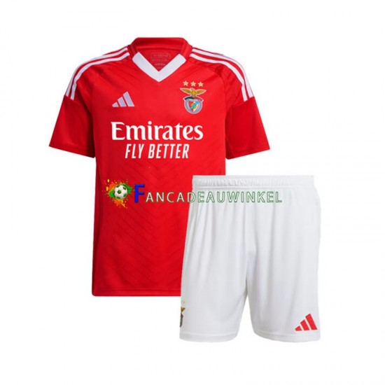 Benfica Wedstrijdshirt met Korting Thuis Kind 2024-25 Korte Mouw