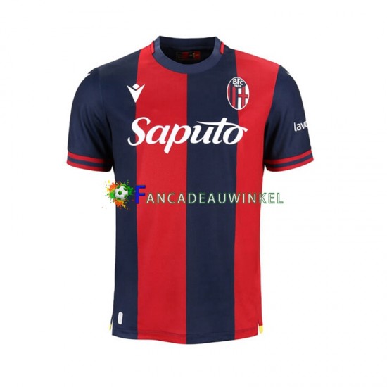 Wedstrijdshirt met Korting Bologna Thuis Heren 2024-25 Korte Mouw