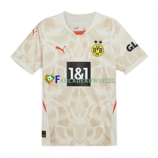 Borussia Dortmund Wedstrijdshirt met Korting Keepersshirt Uit Heren 2024-25 Korte Mouw