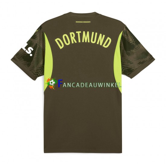 Borussia Dortmund Wedstrijdshirt met Korting Keepersshirt Thuis Heren 2024-25 Korte Mouw