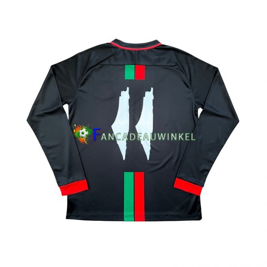 Club Deportivo Palestino Wedstrijdshirt met Korting Center Stripre Thuis Heren 2024-25 Lange Mouw