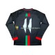 Club Deportivo Palestino Wedstrijdshirt met Korting Center Stripre Thuis Heren 2024-25 Lange Mouw