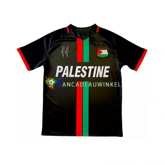 Club Deportivo Palestino Wedstrijdshirt met Korting Center Stripre Thuis Heren 2024-25 Korte Mouw