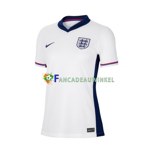 Engeland Wedstrijdshirt met Korting Thuis Dames EK 2024 Korte Mouw